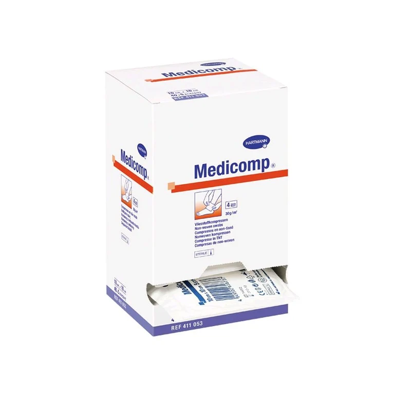 Medicomp Vliesstoffkompressen von Hartmann, steril, 4-fach, 25 x 2 St.
