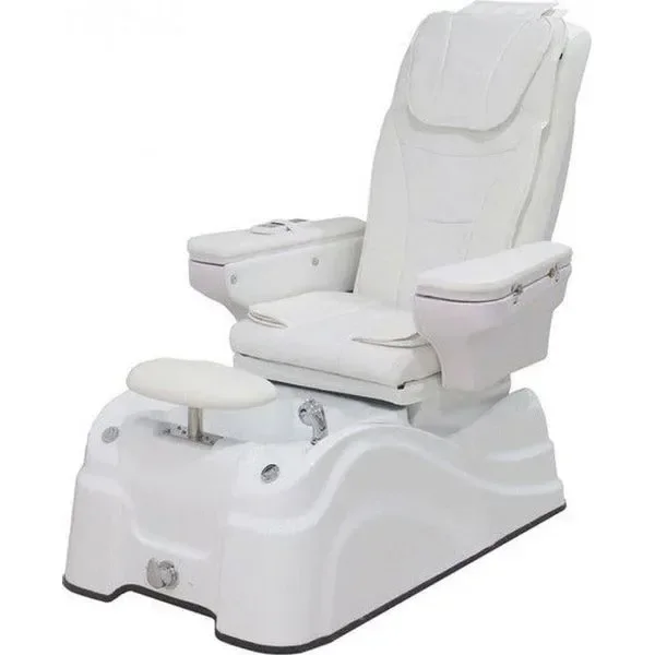 SPA Pediküre Sessel, Pediküre Stuhl mit Waschbecken mit Shiatsu Massagesystem und Fußwanne, Caln Luxus-Pediküre-Stuhl