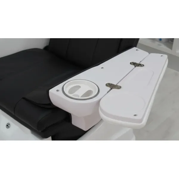 SPA Pediküre Sessel, Pediküre Stuhl mit Waschbecken mit Shiatsu Massagesystem und Fußwanne, Caln Luxus-Pediküre-Stuhl