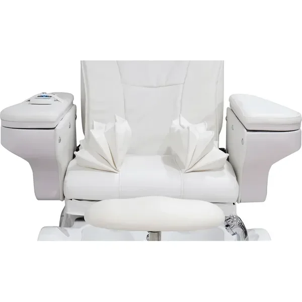 SPA Pediküre Sessel, Pediküre Stuhl mit Waschbecken mit Shiatsu Massagesystem und Fußwanne, Caln Luxus-Pediküre-Stuhl