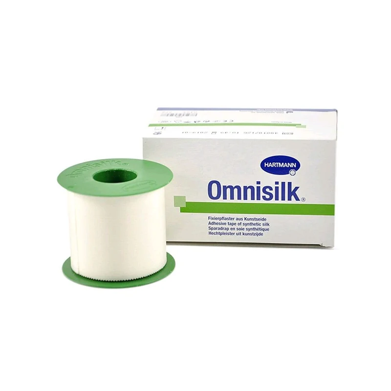 Hartmann Omnisilk Fixierpflaster, Kunstseide, 5 m, 3 Gr., 1 Rolle