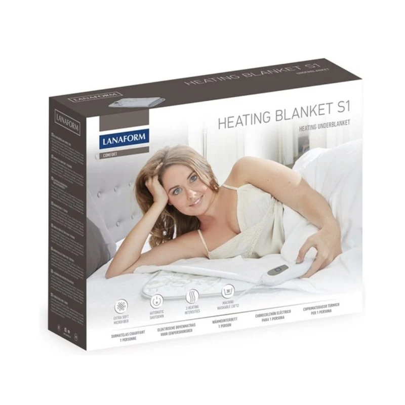 Lanaform S1 elektrische deken 1-persoons (150 x 80 cm)