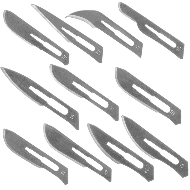 Ratiomed Einmal-Skalpellklingen, steril, Carbonstahl, 100 St Fig.10-24