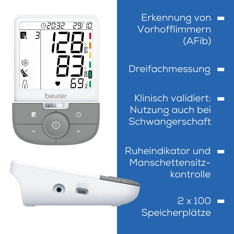 Beurer Oberarm-Blutdruckmessgerät BM 53