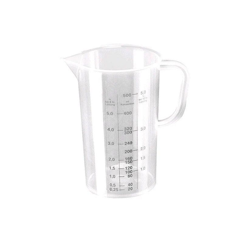 Schülke Messbecher, Skaleneinteilung, transparent, 50 ml oder 500 ml