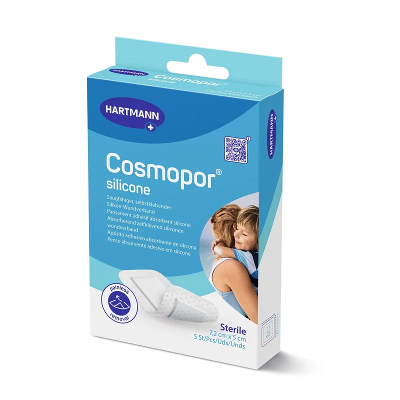 Hartmann Cosmopor® Silicone Wundschnellverband mit Euroanhänger, versch. Größen