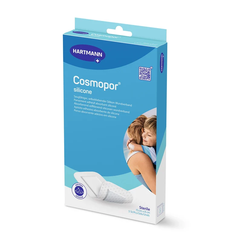 Hartmann Cosmopor® Silicone Wundschnellverband mit Euroanhänger, versch. Größen