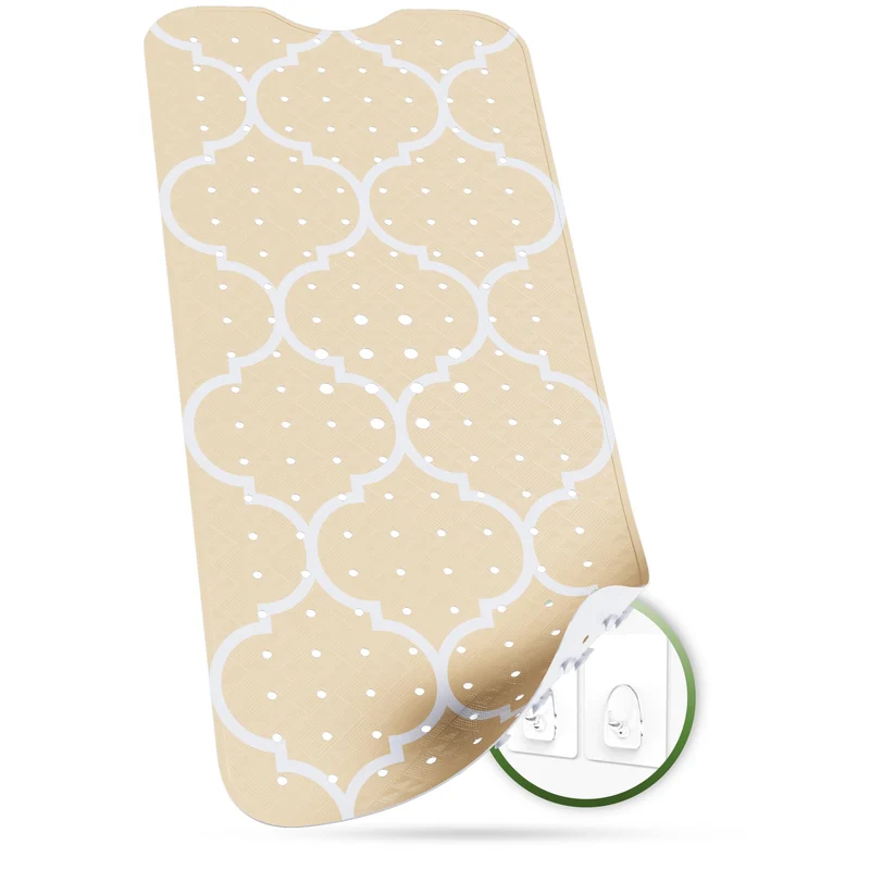 SilverRack DermaSensitivo Badematte weich – 100x40 cm, BPA-frei, Beige Vanille