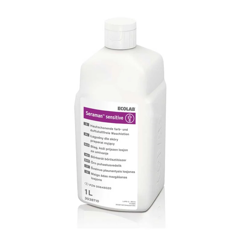Ecolab Waschlotion Seraman sensitive, duft-/farbstofffrei, 2 Gr.