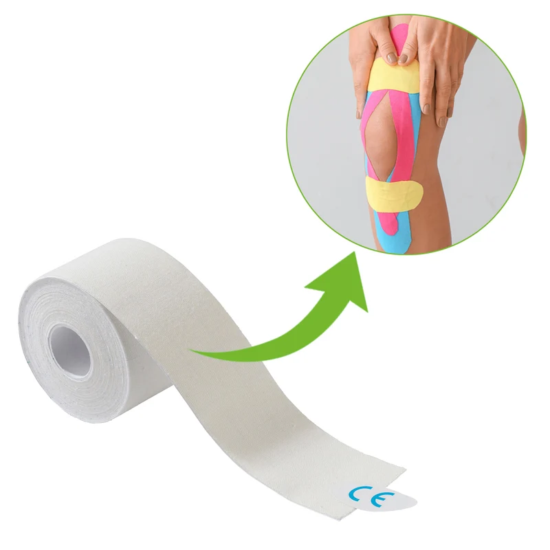 Medicalcorner24 Power Kinesiologie Tape weiß 5 cm x 5 m