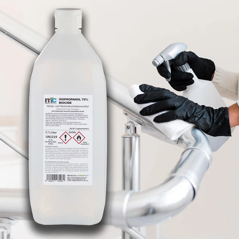 MC24 Hände- und Flächendesinfektion Biocide, Fl. mit Sprühkopf, 1 L
