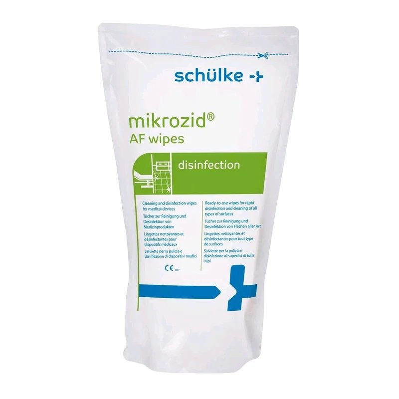 Schülke mikrozid® AF wipes, Desinfektionstücher, getränkt, Dose/Refill