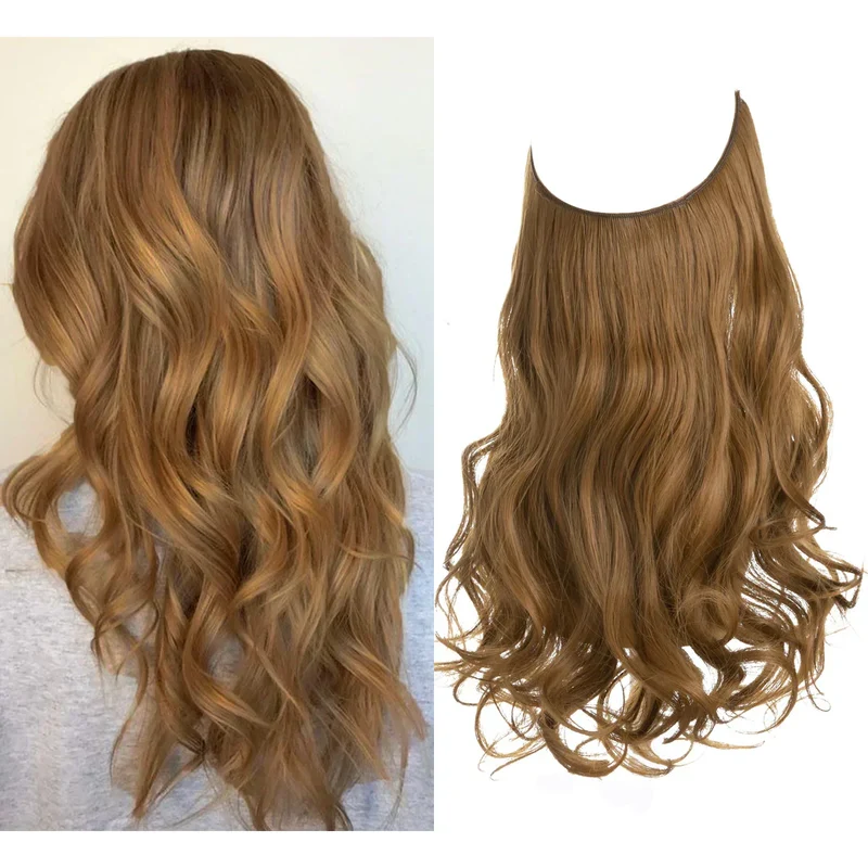SecretHair | Echthaar Extensions | Natürliches Wellen-Volumen | Blond