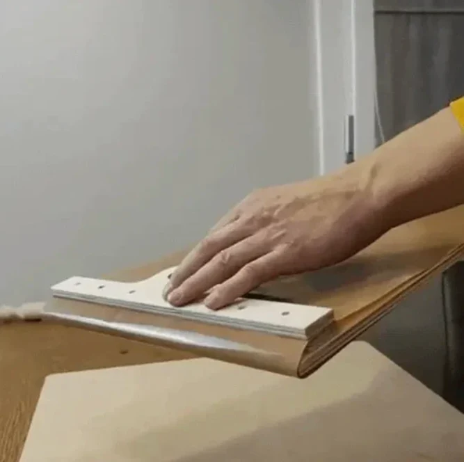 Gleitender Pizzaschieber | Leichtes Aufnehmen mit Antihaft-Oberfläche | Holz