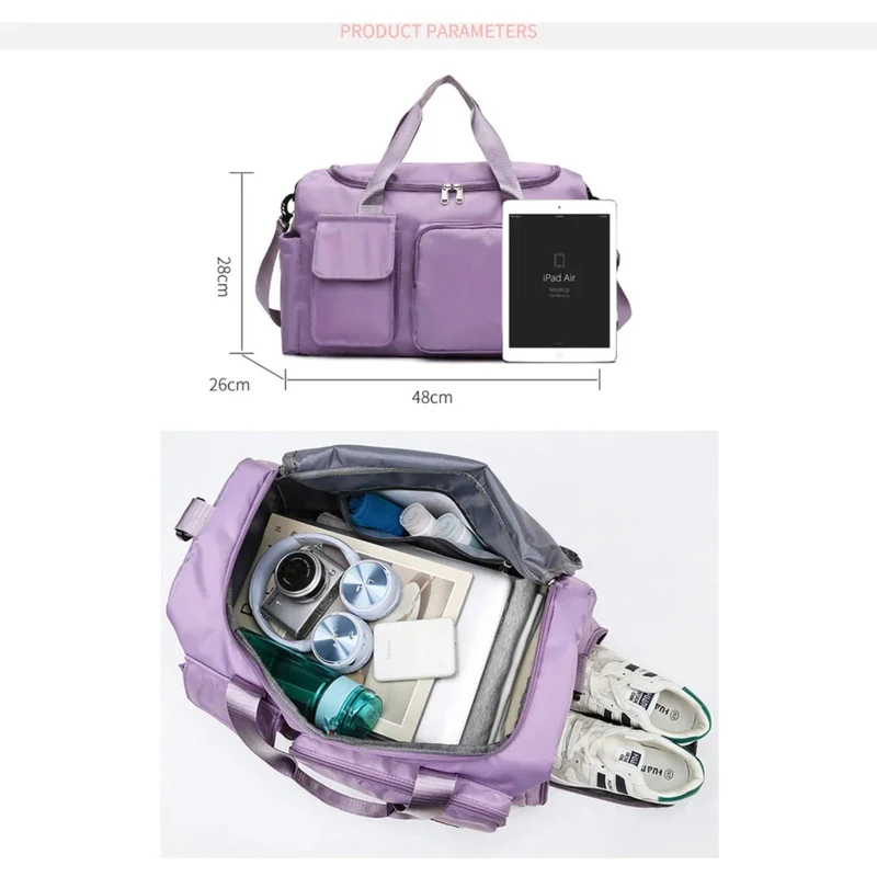 Reisetasche Sport-Duffle | Mehrere Fächer mit Schuhfach