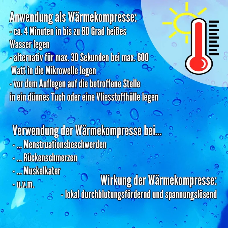 Kalt Warm Kompressen, Gel, mit 4 Vliesstoffhüllen, 13 x 14 cm, 4 Stück