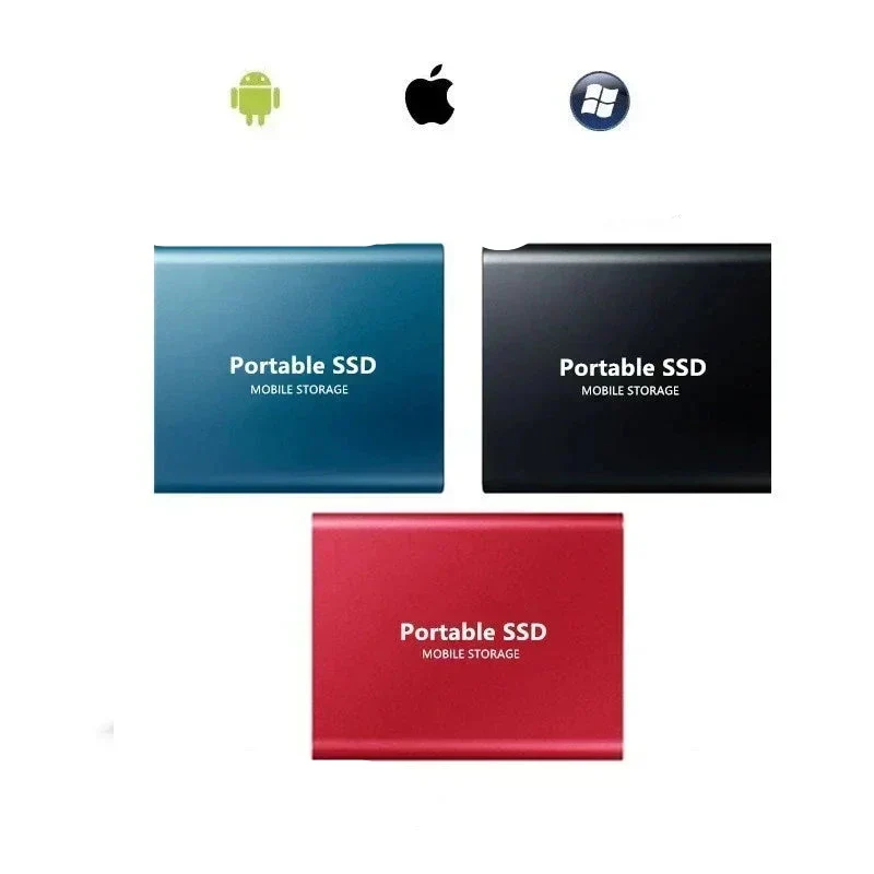 Tragbare SSD externe Festplatte mit Hochgeschwindigkeitsdatenübertragung und kompakt design