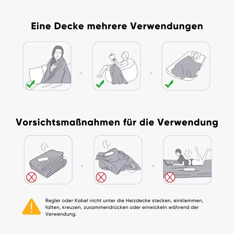 Cuzieshy Heizdecke Für Sofortige Wärme