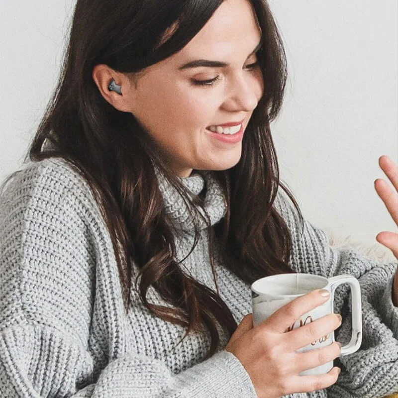 Schlaf-Ohrhörer – Ultraflache Kabellose In-Ear Kopfhörer, IPX5 wasserdicht, Bluetooth 5.3