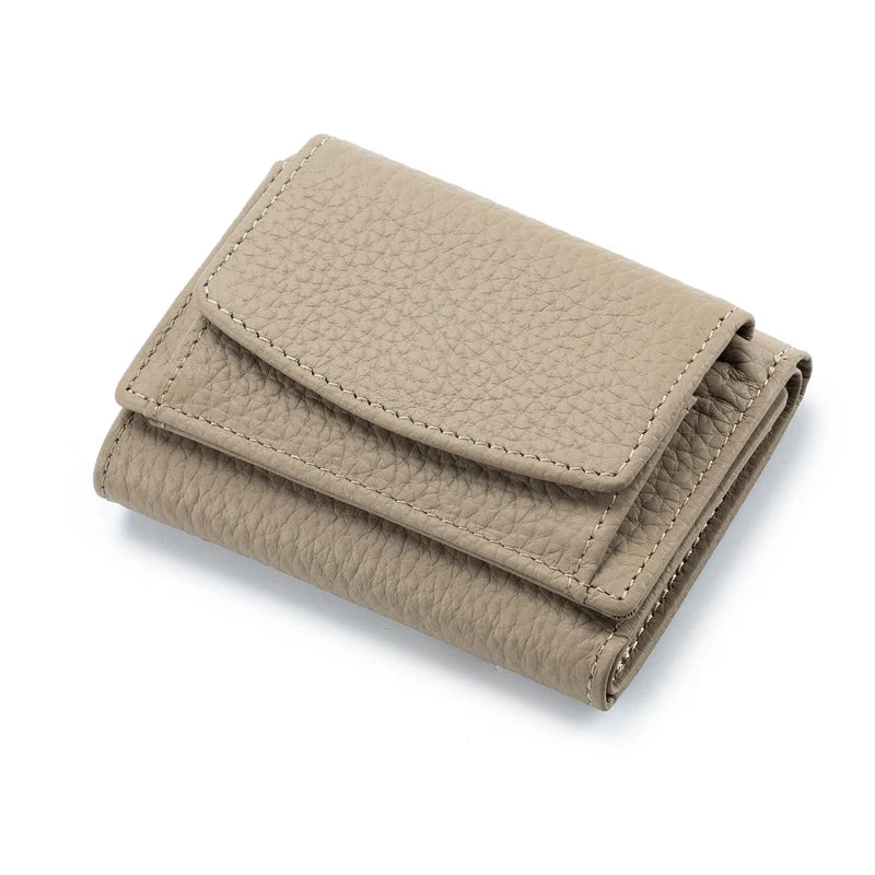 Handgefertigte RFID-Brieftasche aus weichem Leder