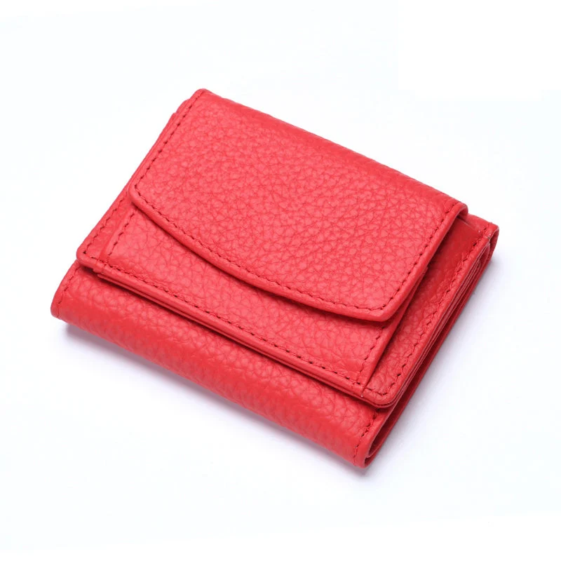 Handgefertigte RFID-Brieftasche aus weichem Leder