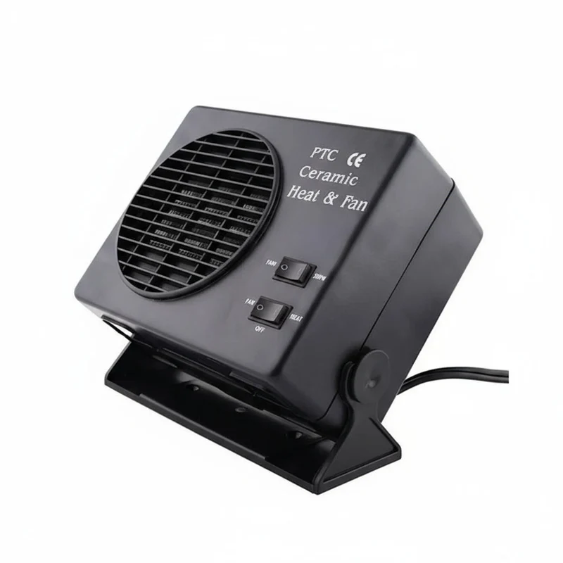 12V Keramischer Autoheizlüfter | 150W-300W | Tragbarer Scheibenenteiser mit automatischem Thermostat
