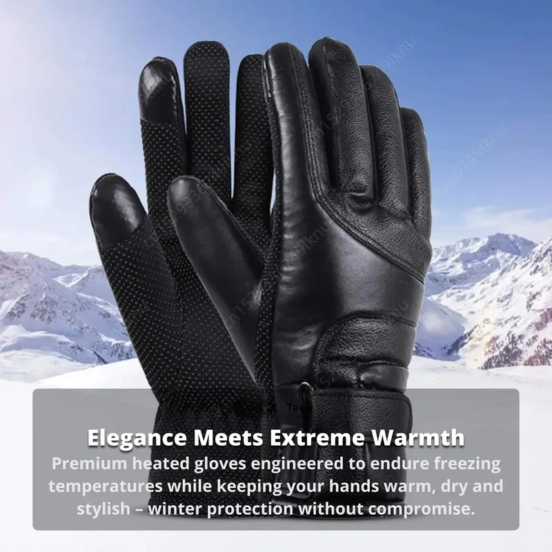 Heizbare Handschuhe für Damen UK – Damen Thermo wasserdichte Winterhandschuhe mit Touchscreen & USB wiederaufladbares warmes Design