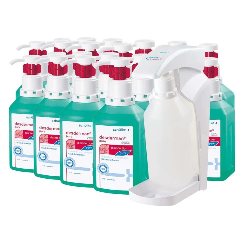 Schülke hyclick®-Set, 20x 500ml desderman®, 1x Spender