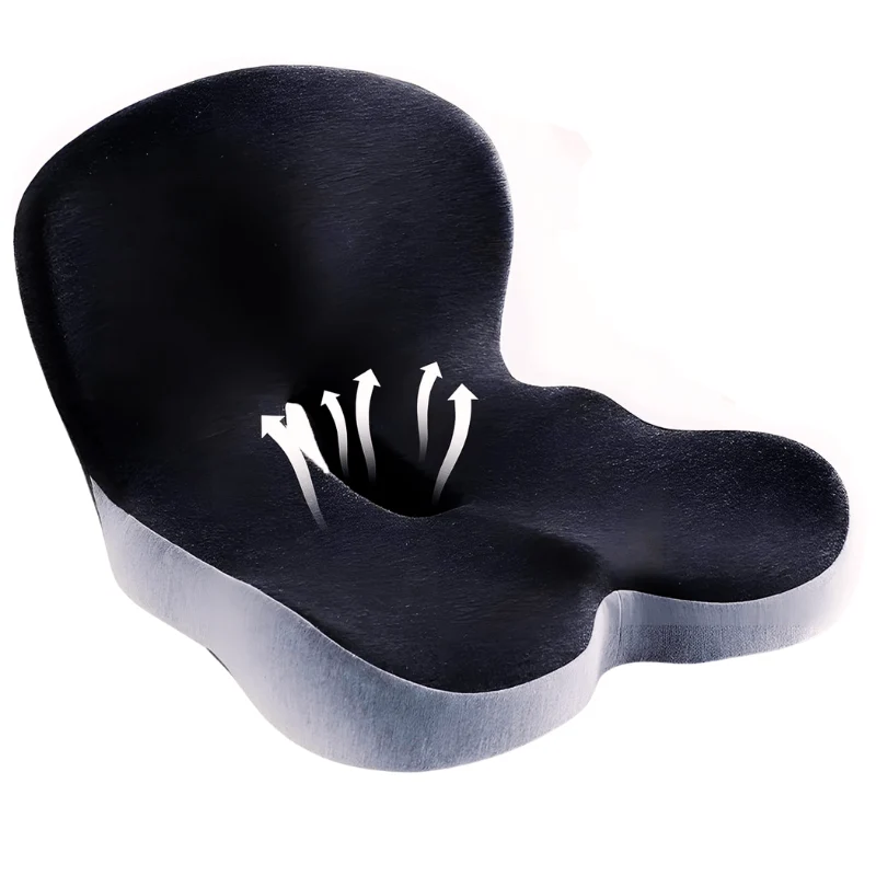 Ergonomisches Sitzkissen mit Lendenwirbelstütze