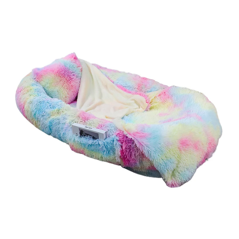 Plüsch Kuschel-Hundebett