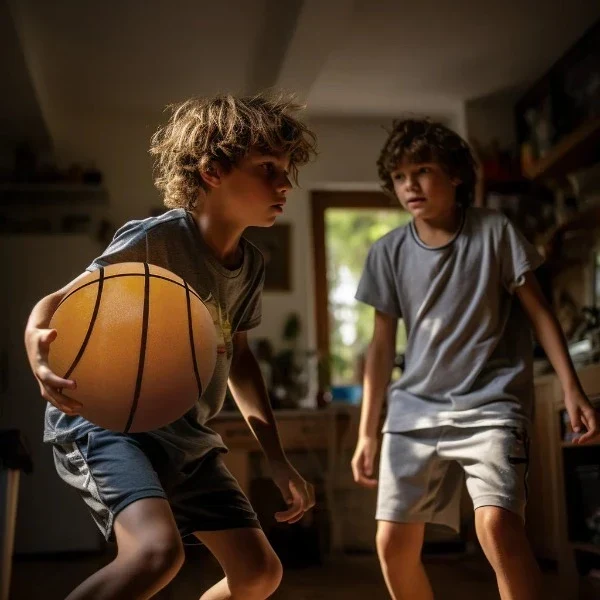 Leiser Indoor-Basketball | Geräuschreduzierter Weicher Sprung