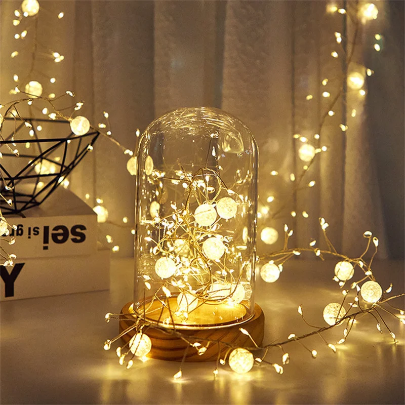 Skanto | Skanto Feuerwerk Fairy Twinkle Cluster Lichterkette