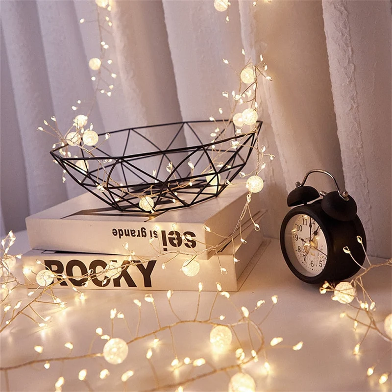 Skanto | Skanto Feuerwerk Fairy Twinkle Cluster Lichterkette