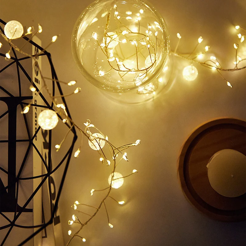 Skanto | Skanto Feuerwerk Fairy Twinkle Cluster Lichterkette
