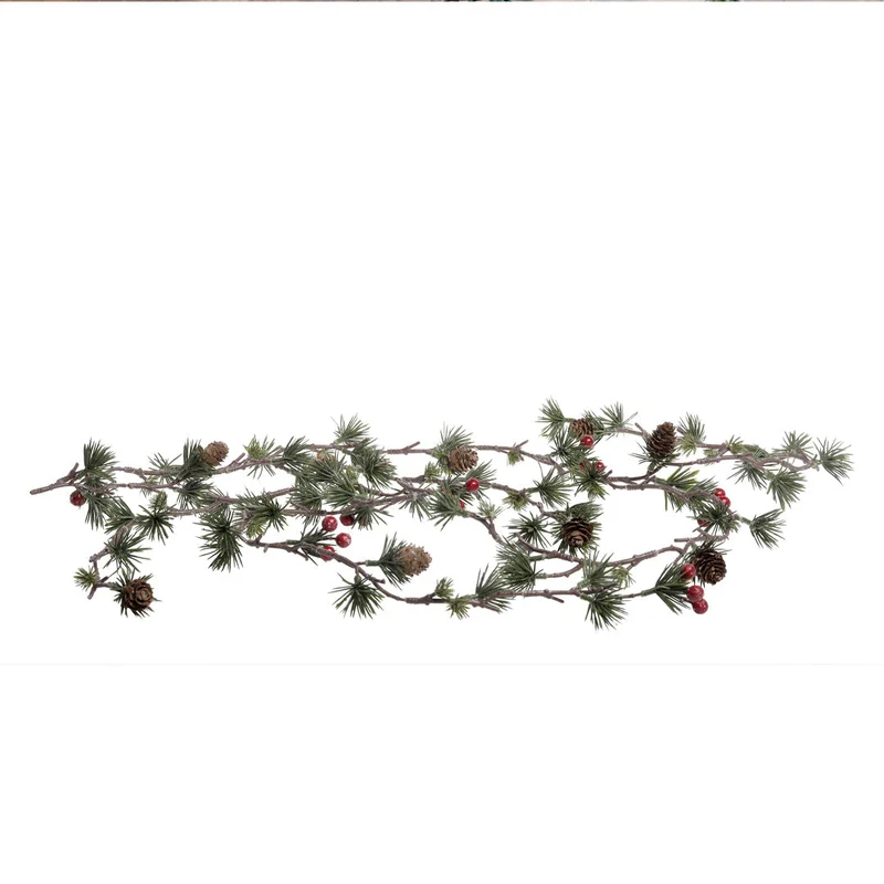 Skanto | Chic Antique – Fleur Zedernranke mit Beeren, L160 cm, Natur