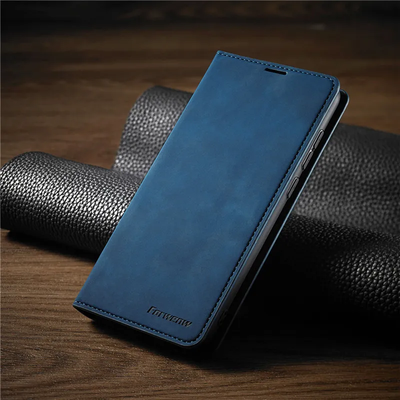 iPhone Leder-Wallet-Hülle | Magnetische Kartenhalter-Funktion | Mehrere Farben