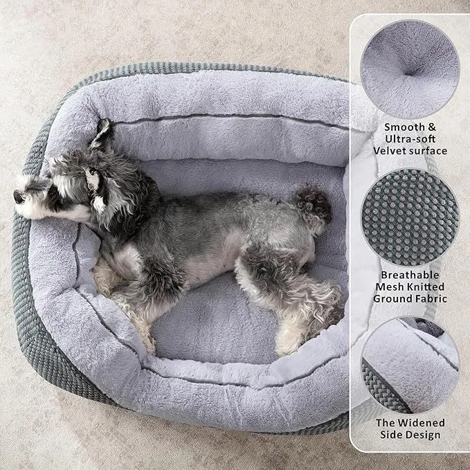 Plüsch Kuschel-Hundebett