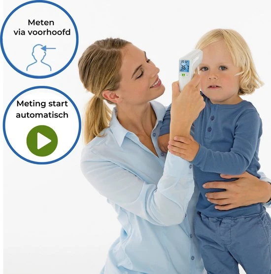 Beurer FT 100 Thermometer lichaam - Contactloos - Slimme Infraroodmeting met Automatische Start