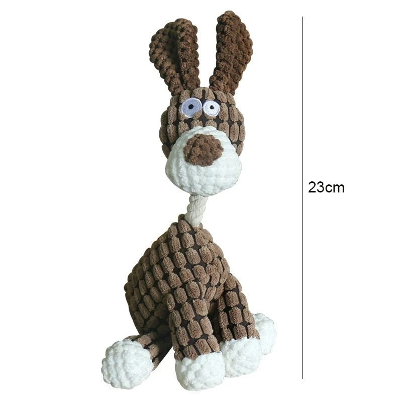 Robustes Hundespielzeug aus Plüsch | Bissfestes und langlebiges Design | Mehrere Modelle