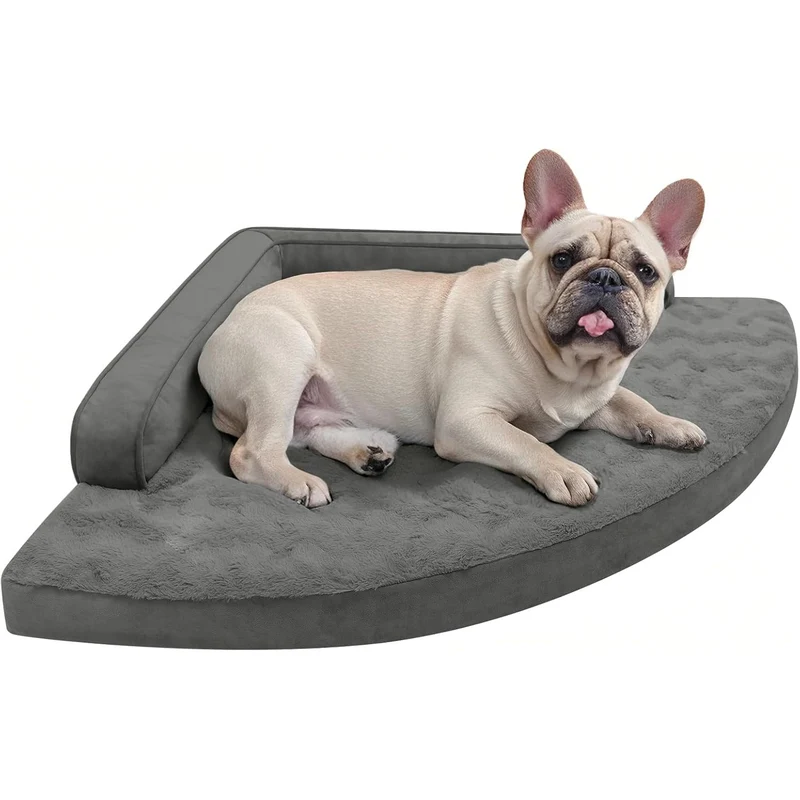 Halbmondförmiges orthopädisches Hundebett