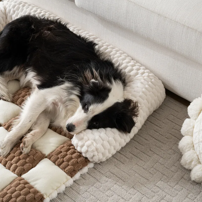 Gemütliches orthopädisches Kissen-Hundebett