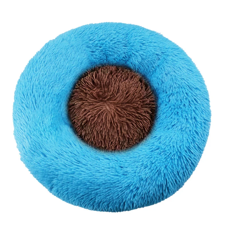 Rundes Plüsch-Hundebett