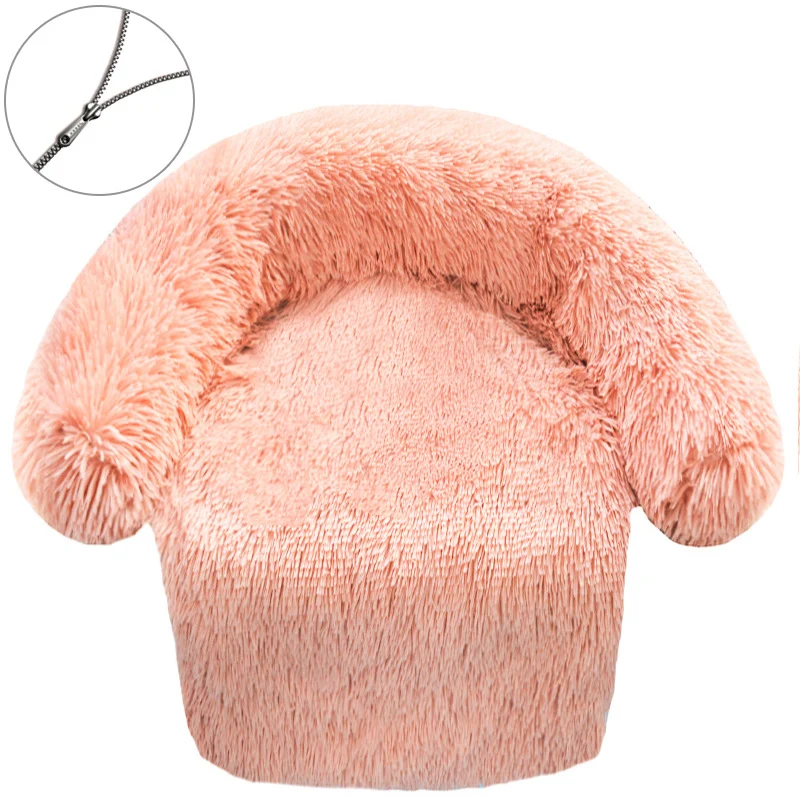 Plüsch-Sessel-Hundebett