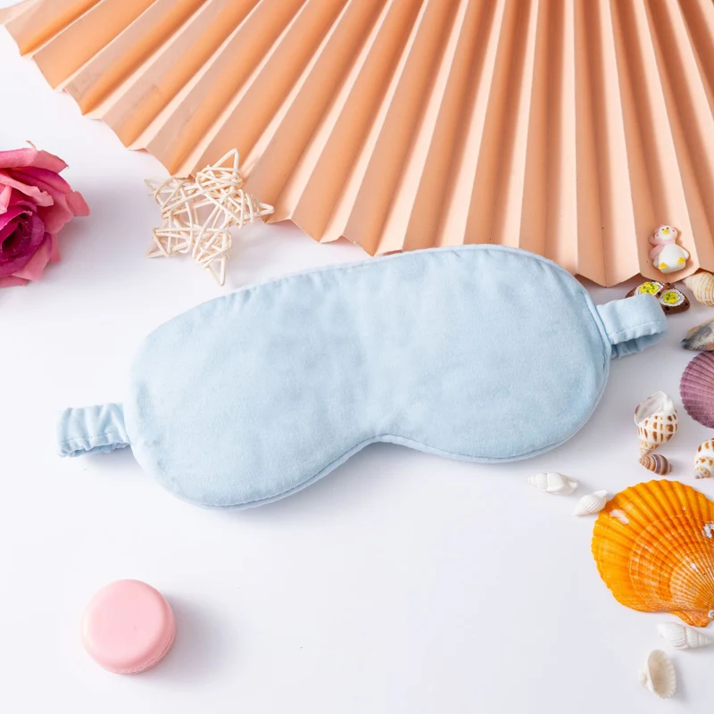 Leichte Baumwoll-Schlafmaske für Damen mit ergonomischer Polsterung und elastischem Komfortband Skanto