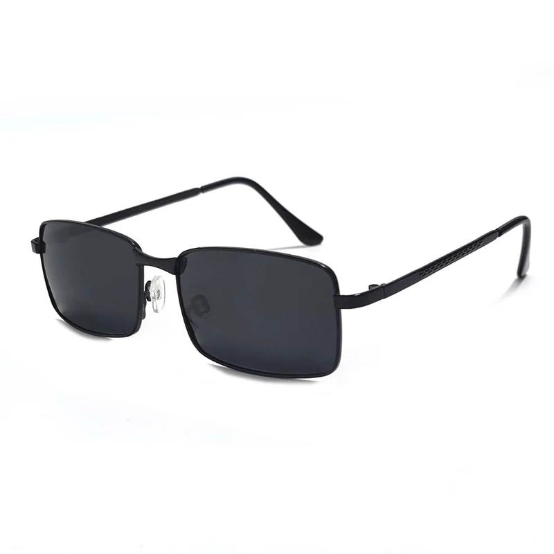 Herre moteriktig rektangulær solbrille Skanto