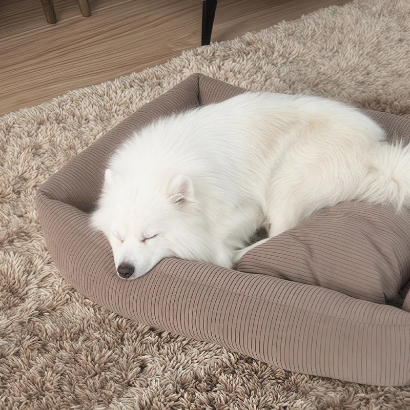 Deluxe geripptes Hundebett
