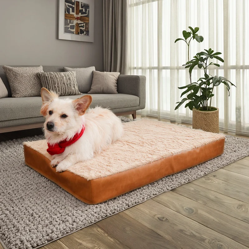 Ultra-komfortables gepolstertes Hundebett