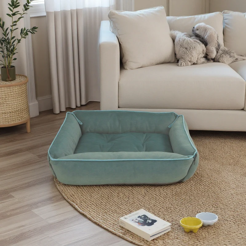 Weich gefülltes, stützendes Hundebett