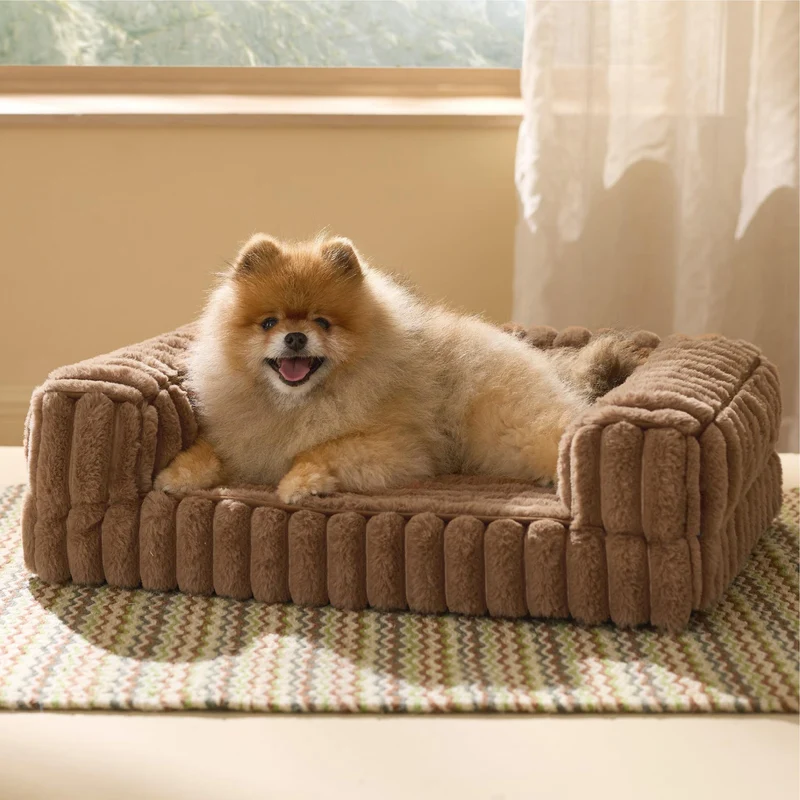 Gemütliches Strukturiertes Lounge-Sessel-Hundebett