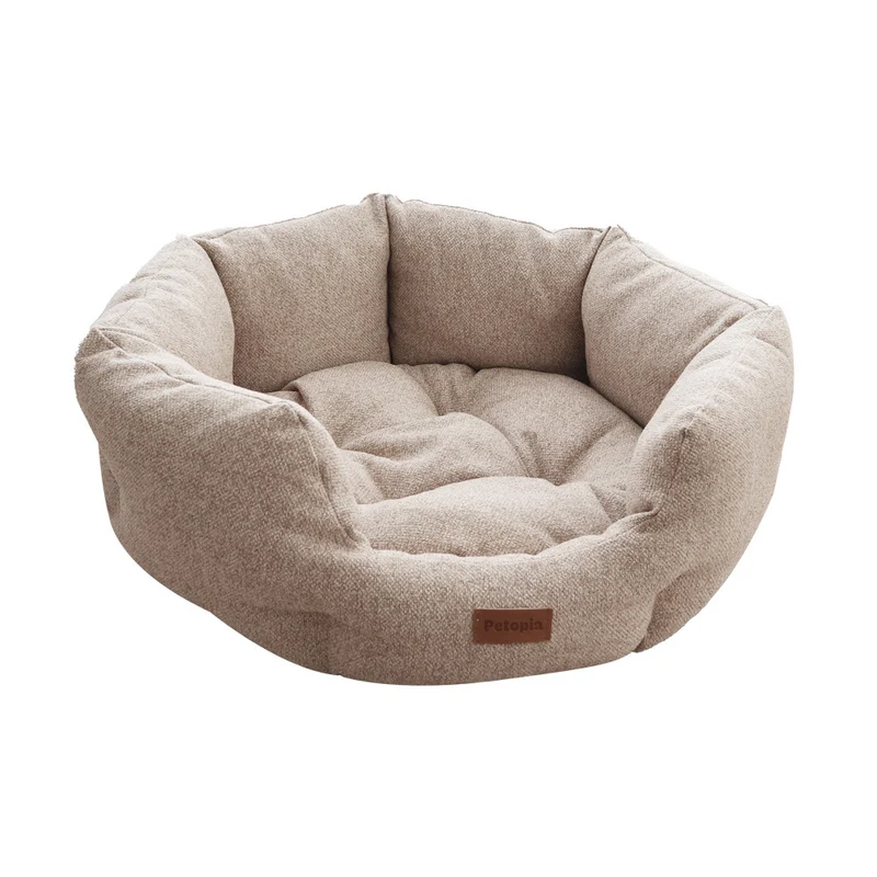 Rundes, stützendes Hundebett